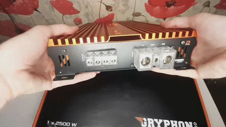 DL Audio Gryphon Pro 1.2500, распаковка, подключение cабвуфера Dynamic State 2500 Ватт