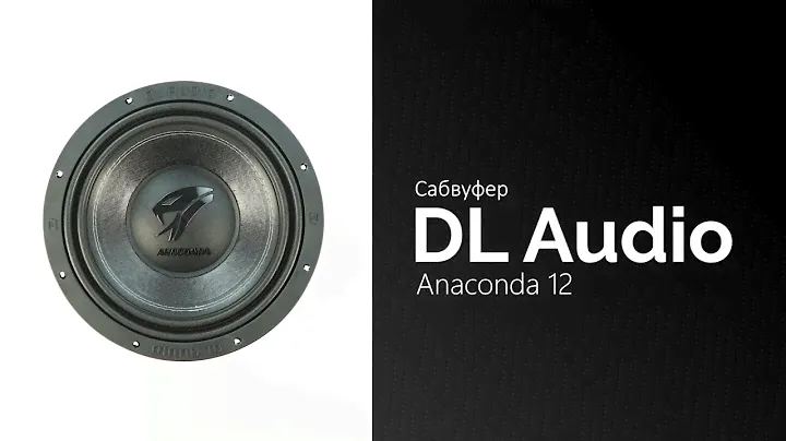 Распаковка сабвуфера DL Audio Anaconda 12