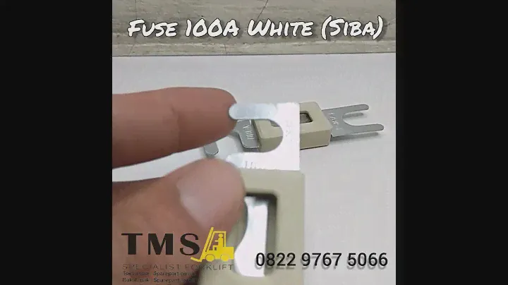 Fuse 100A merk SIBA #FUSE #sparepartforklift  #forkliftjakarta  #electric  CALL 0822 9767 5066