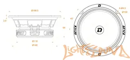 DL Audio Raven 165 v.2 среднечастотные динамики (комплект)
