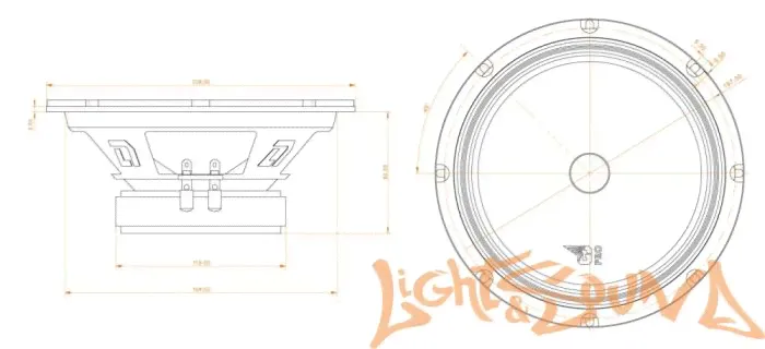 DL Audio Gryphon Pro 200 SE среднечастотные динамики (комплект)-0
