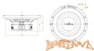 DL Audio Barracuda 8 Flat сабвуфер