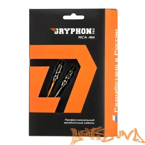 RCA (межблочный) кабель DL Audio Gryphon Pro RCA 4 метра-1