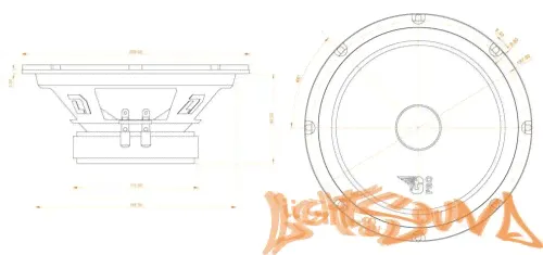 DL Audio Gryphon Pro 200 Midbass низкочастотные динамики (комплект)-2