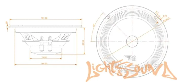 DL Audio Gryphon Pro 165 Neo среднечастотные динамики (комплект)-2